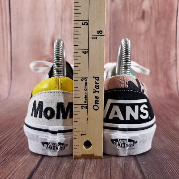 Vans MoMA Womens 6.5 Mens 5 Museum Of Modern Art Embroidered Shoes Sneakers - Picture 12 of 14